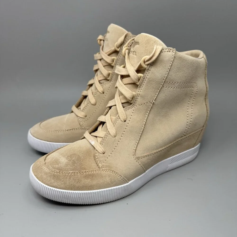 Sorel Out N About Wedge Bootie Nova Tan Beige NL4913-260 Women's Size 9